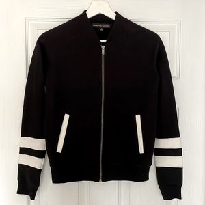 Activewear zip up varsity style jacket